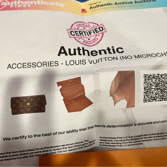 💯 Authentic vintage Louis Vuitton Sarah wallet, with lock and key (306) - Picture 10 of 10